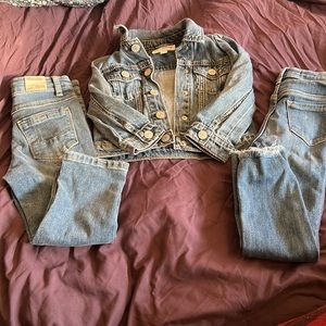 Jacket and jeans